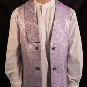 Chaleco Floral XX Lila Plata.