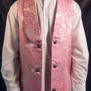 Chaleco Floral XX Fucsia Plata.