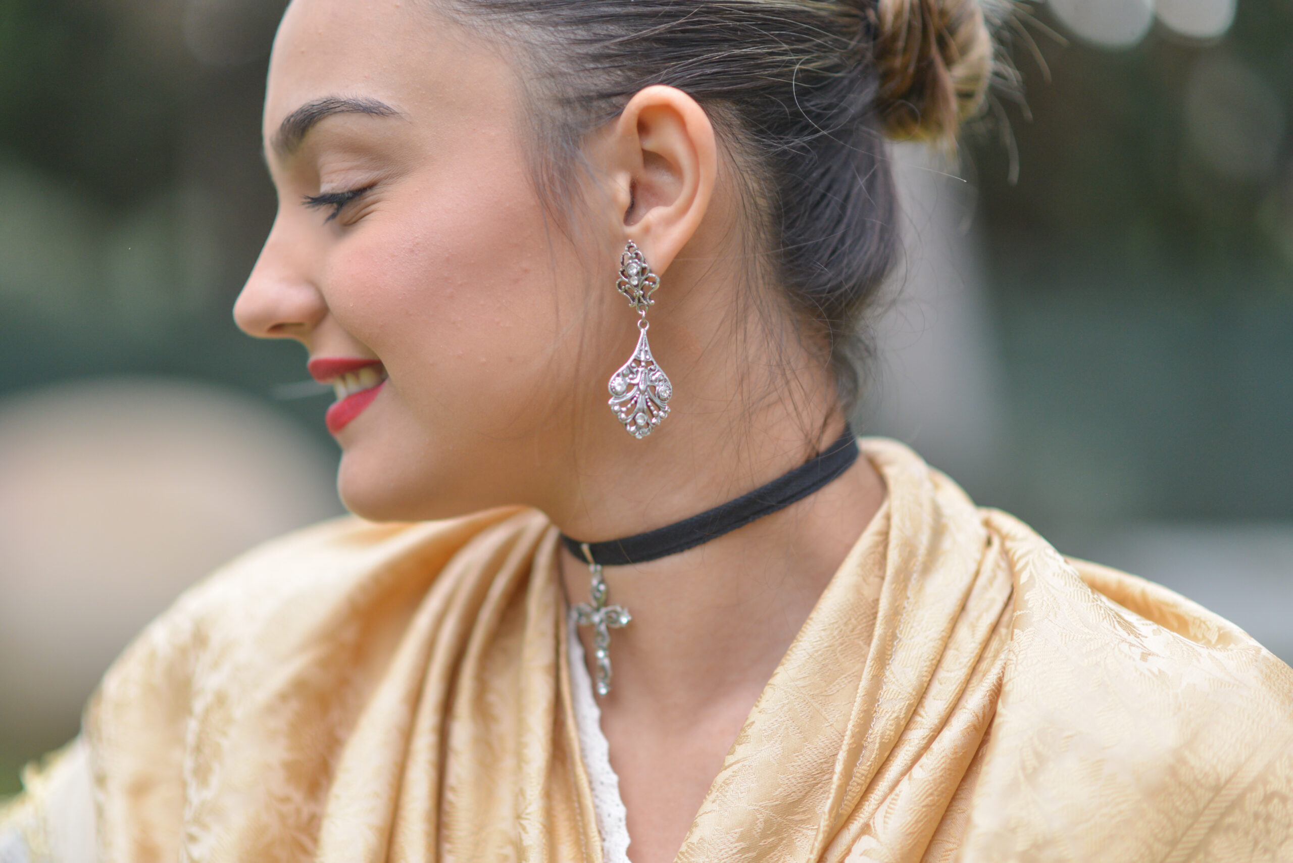 Juego de bisutería cristal.